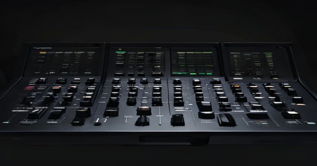 DTMミックスのやり方 ミキシングコンソールのイメージ