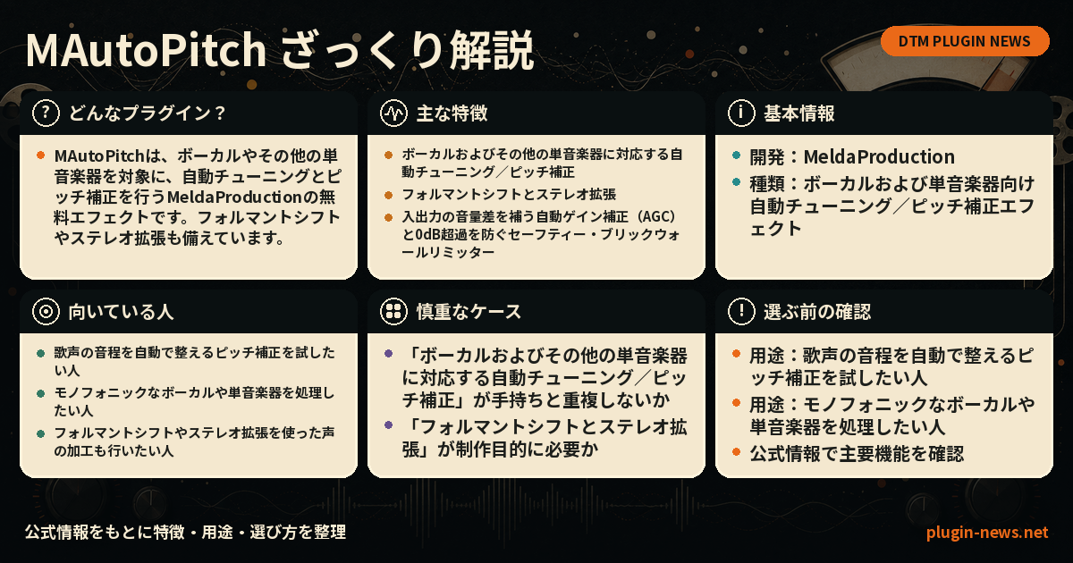 MAutoPitchとは?主な特徴・用途・選び方をまとめたプラグイン図解
