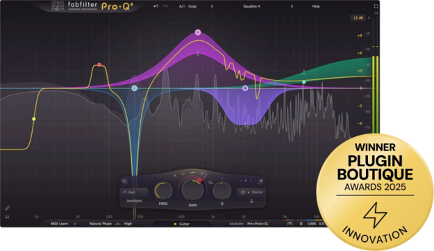 FabFilter Pro-Q 4 の製品画像