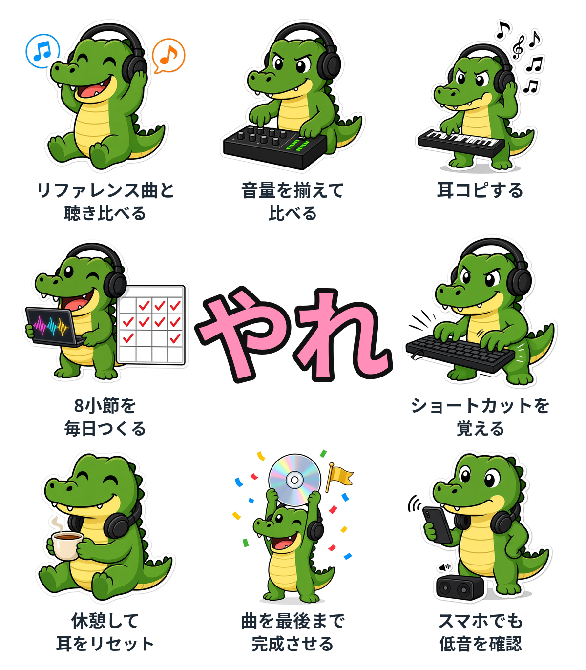 DTMで曲が垢抜ける「やれ」習慣8つ