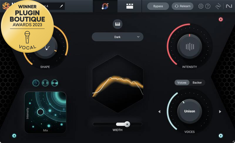 iZotope Nectar 4 Standard の画面