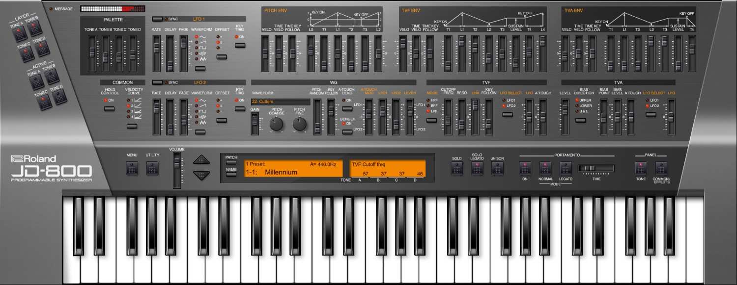 Roland JD-800の製品画像