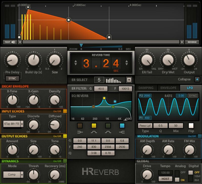 Waves H-Reverb Hybrid Reverbの製品画像（Plugin Boutique）
