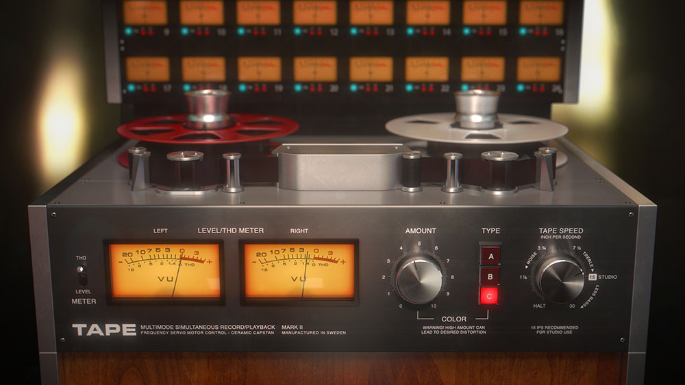 Softube Tape の画面