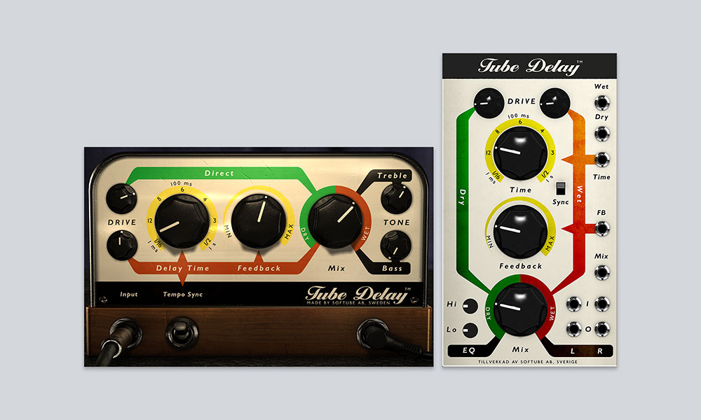 Softube Tube Delay の画面