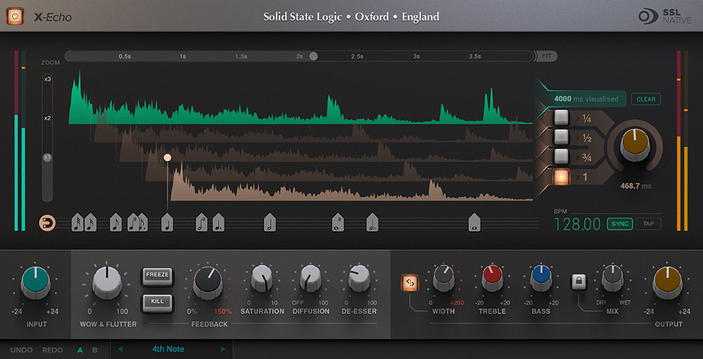SSL Native X-Echo の画面