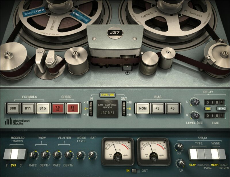 Waves Abbey Road J37 Tape の画面
