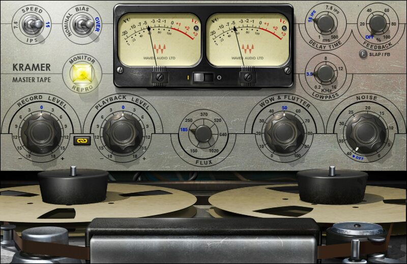 Waves Kramer Master Tape の画面